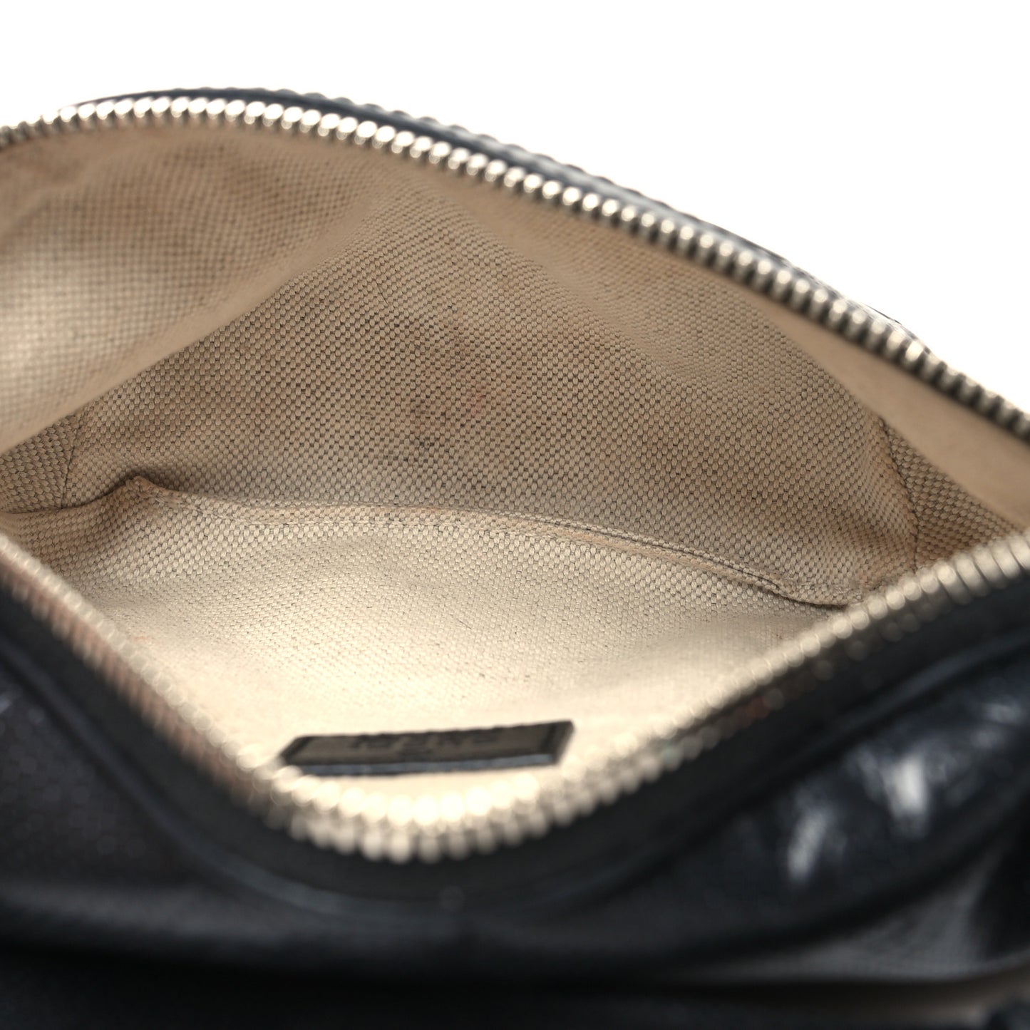 Calfskin GG Tennis Embossed Belt Bag Black