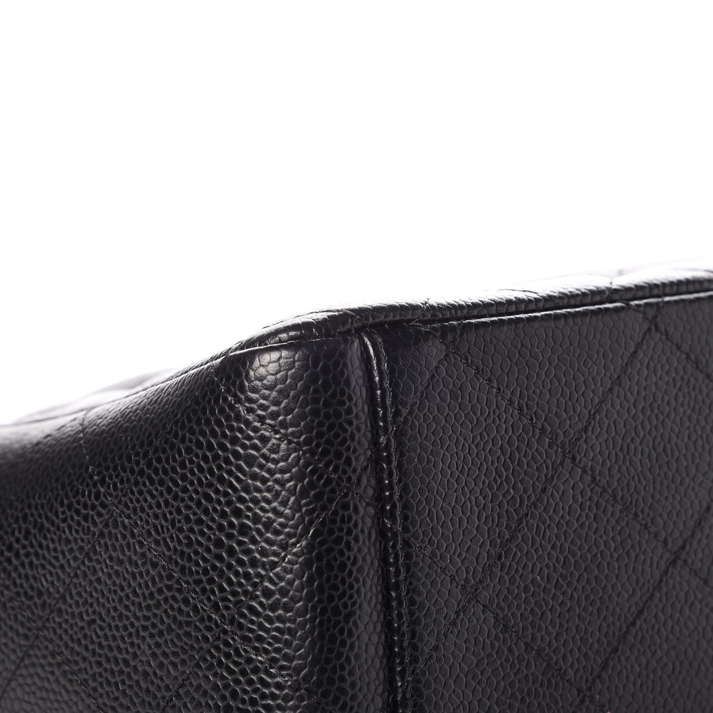 Caviar Quilted Maxi Double Flap Black