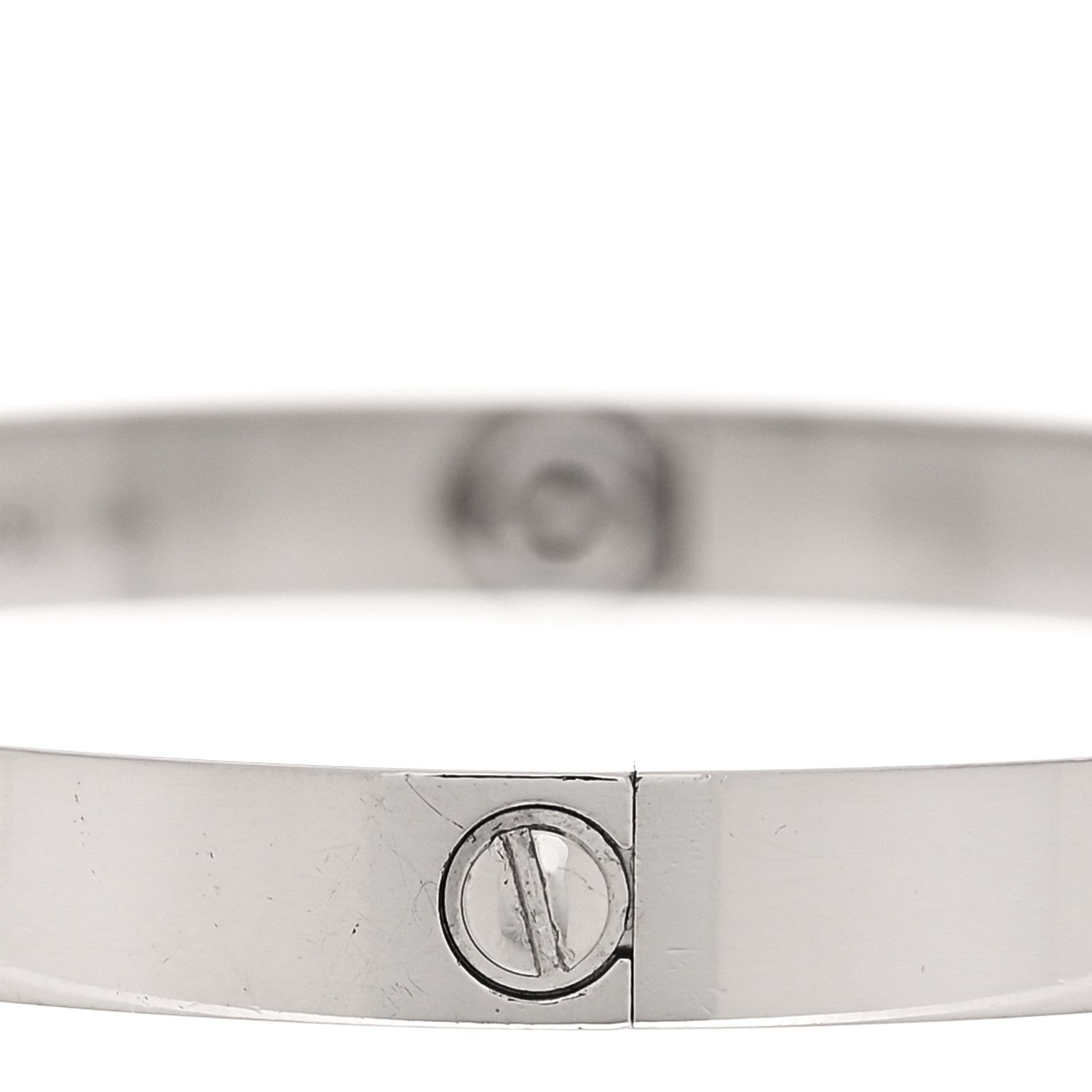 Cartier 18K White Gold LOVE Bracelet 20 3 of 9