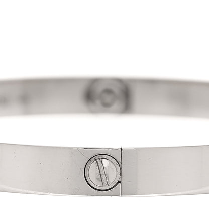 Cartier 18K White Gold LOVE Bracelet 20 3 of 9