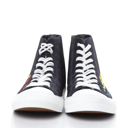 Louis Vuitton Damier Cobalt Tattoo Sneaker Boots 10 2 of 8