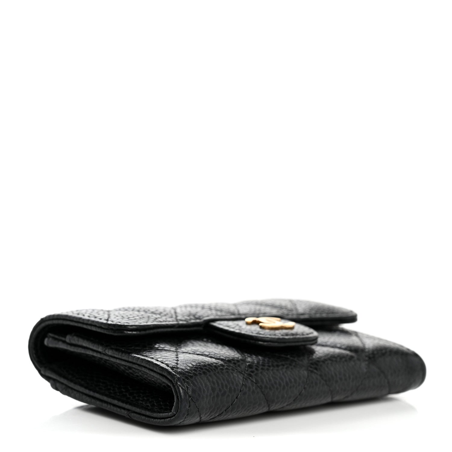 Chanel Caviar Quilted Flap Card Holder Black 4 of 8