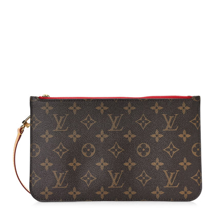 Louis Vuitton Monogram Neverfull MM GM Pochette Cherry 1 of 8