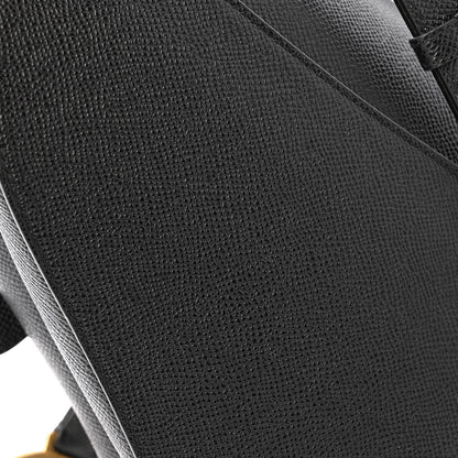 Christian Dior Grained Calfskin Saddle Bag With Strap Black 11 of 14