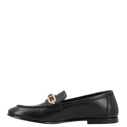 Hermes Calfskin Womens Colette Loafers 35 Black 1 of 9