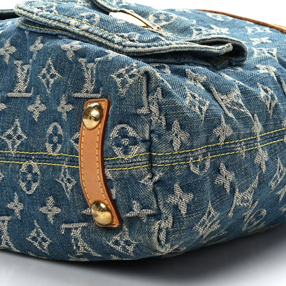 Louis Vuitton Denim Baggy GM Blue 8 of 8