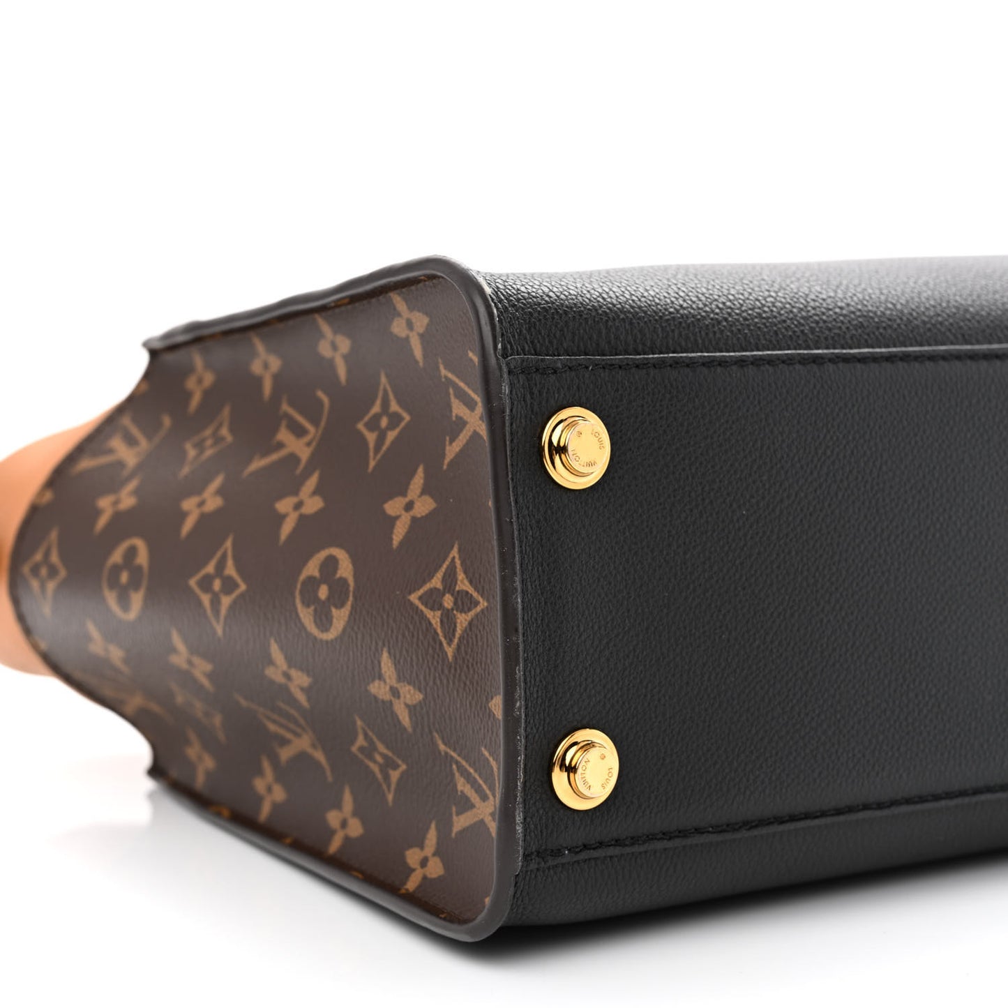 Calfskin Monogram On My Side Black