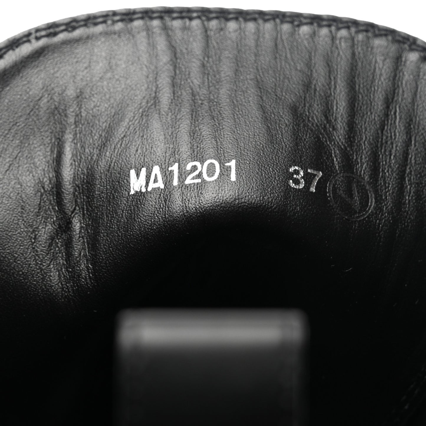 Denim Calfskin Metropolis Flat Ranger Boot 37 Navy Blue