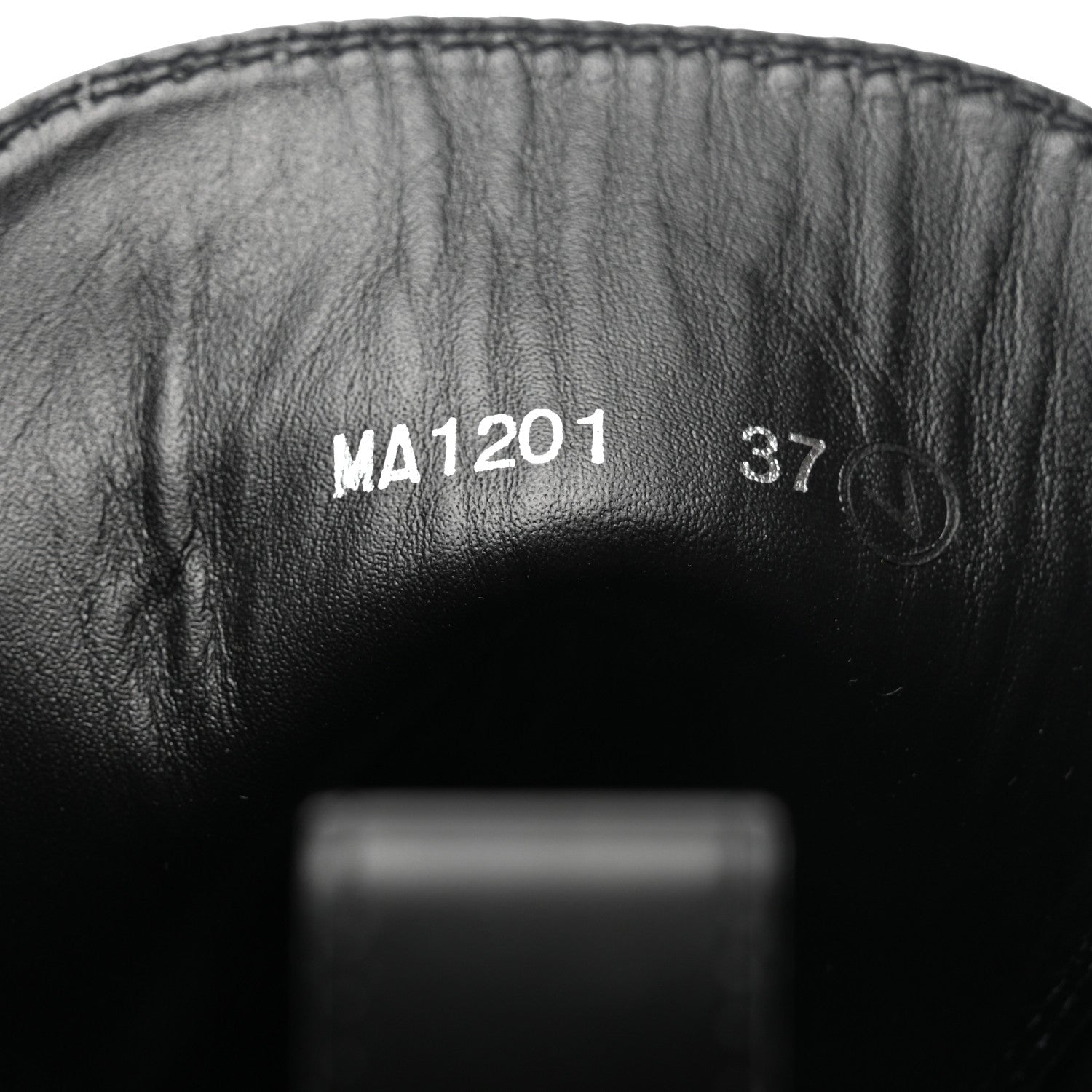 Louis Vuitton Denim Calfskin Metropolis Flat Ranger Boot 37 Navy Blue 6 of 9