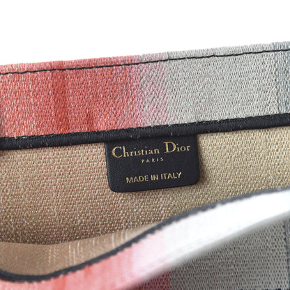 Christian Dior Canvas Embroidered Medium Dioraura Book Tote Multicolor 7 of 9