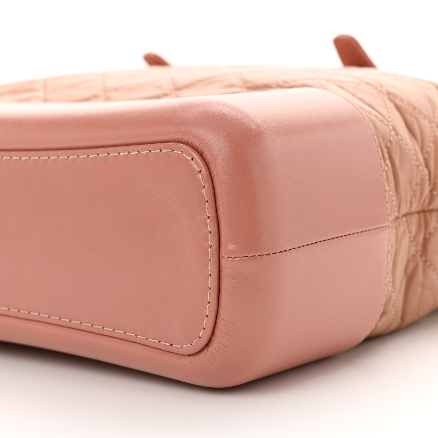 Chanel Aged Calfskin Quilted Medium Gabrielle Shopping Tote Pink 10 of 11
