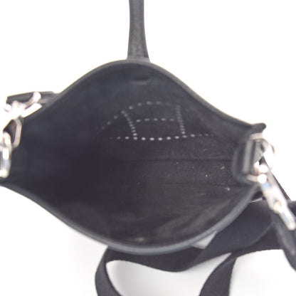 Hermes Taurillon Clemence Evelyne TPM Black 5 of 10
