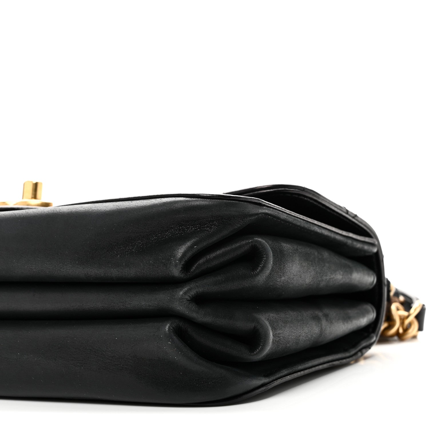 Chanel Iridescent Calfskin Quilted Small Straight Lined Flap Black 10 of 10