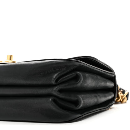 Chanel Iridescent Calfskin Quilted Small Straight Lined Flap Black 10 of 10