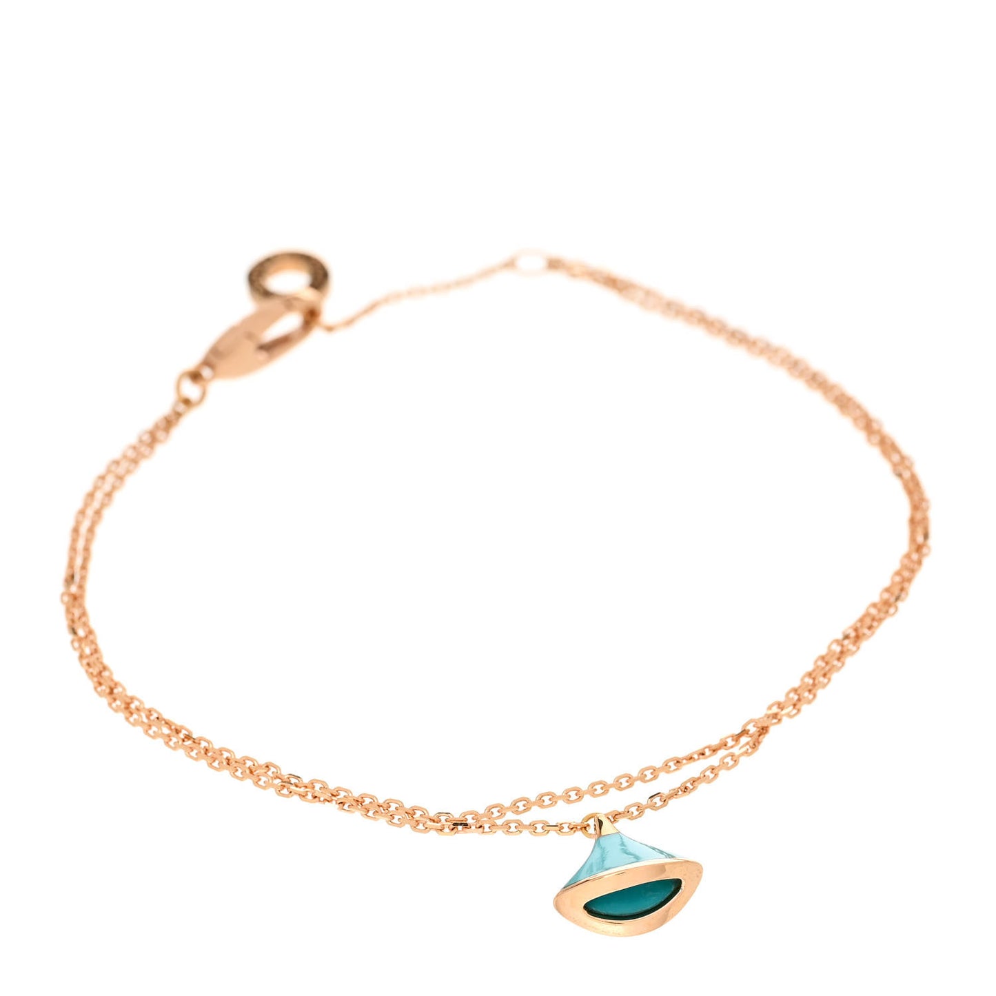 18K Rose Gold Turquoise Divas' Dream Bracelet SM