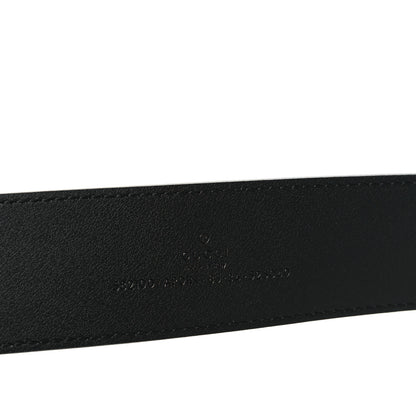 Gucci Calfskin Crystal Double G 40mm Belt 85 34 Black 4 of 5