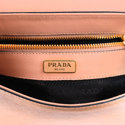 Prada Saffiano Flap Crossbody Cammeo 6 of 10
