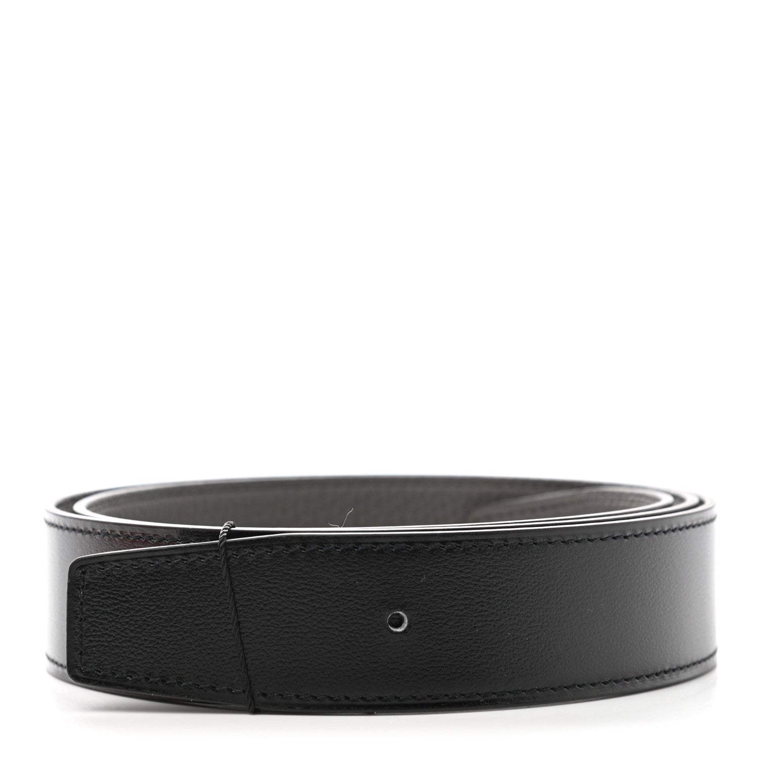 Hermes Box Togo 32mm Belt Strap 85 Black Etain 1 of 8