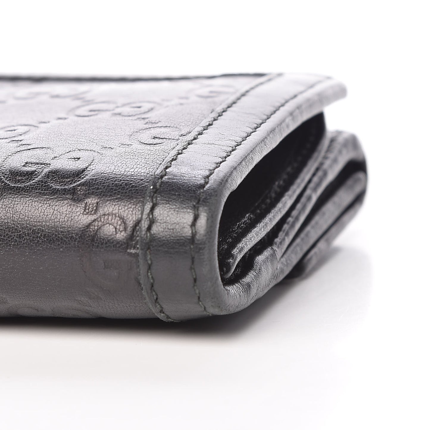 Guccissima Continental Wallet Black