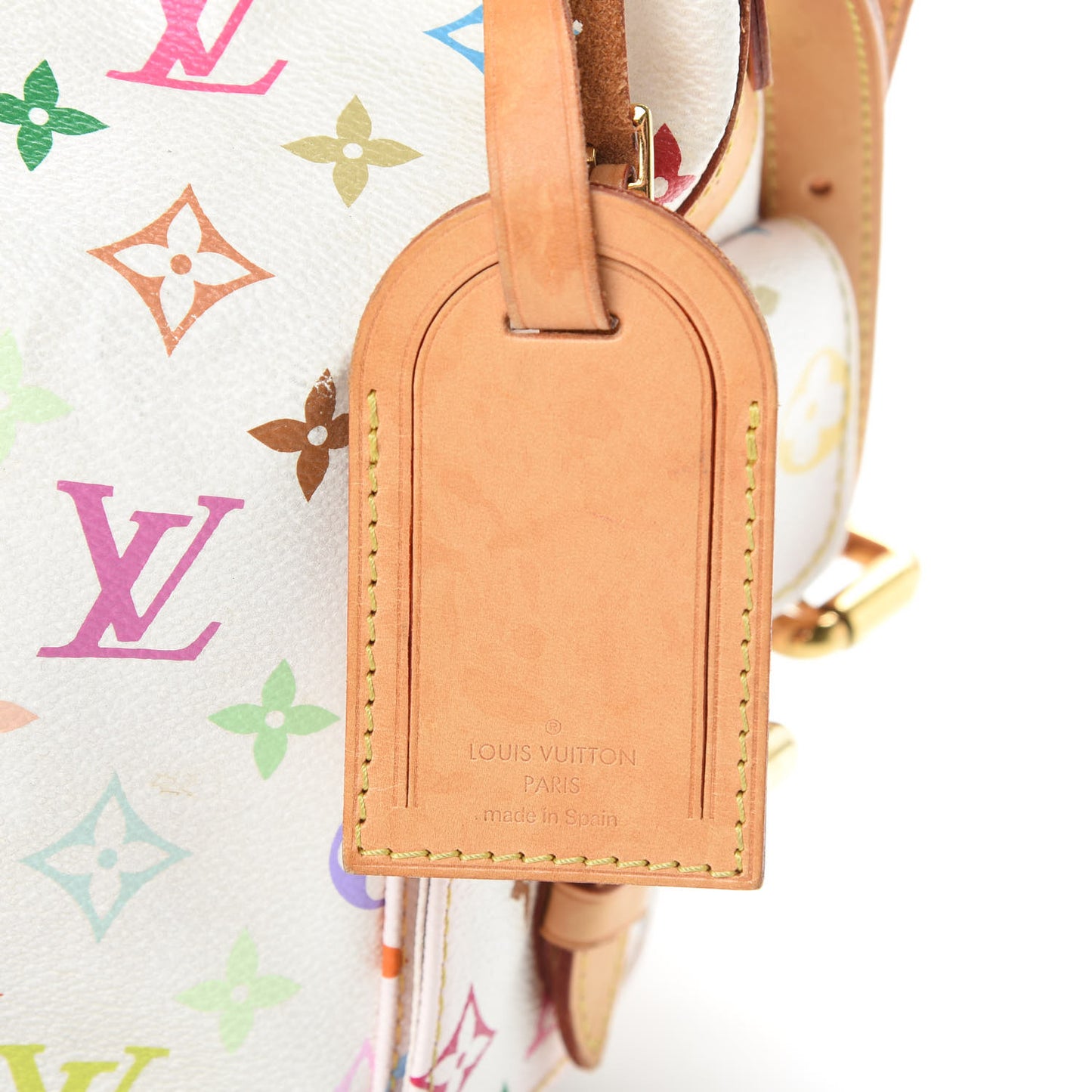 Monogram Multicolor Petit Noe White