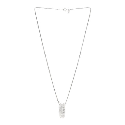 Parker & West by FASHIONPHILE Platinum 18K White Gold Diamond 2.00ctw Pendant Necklace 3 of 5
