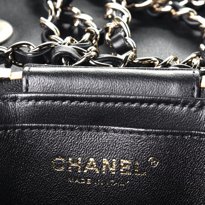 Chanel Lambskin Quilted Trendy Vanity Case Black 7 of 10
