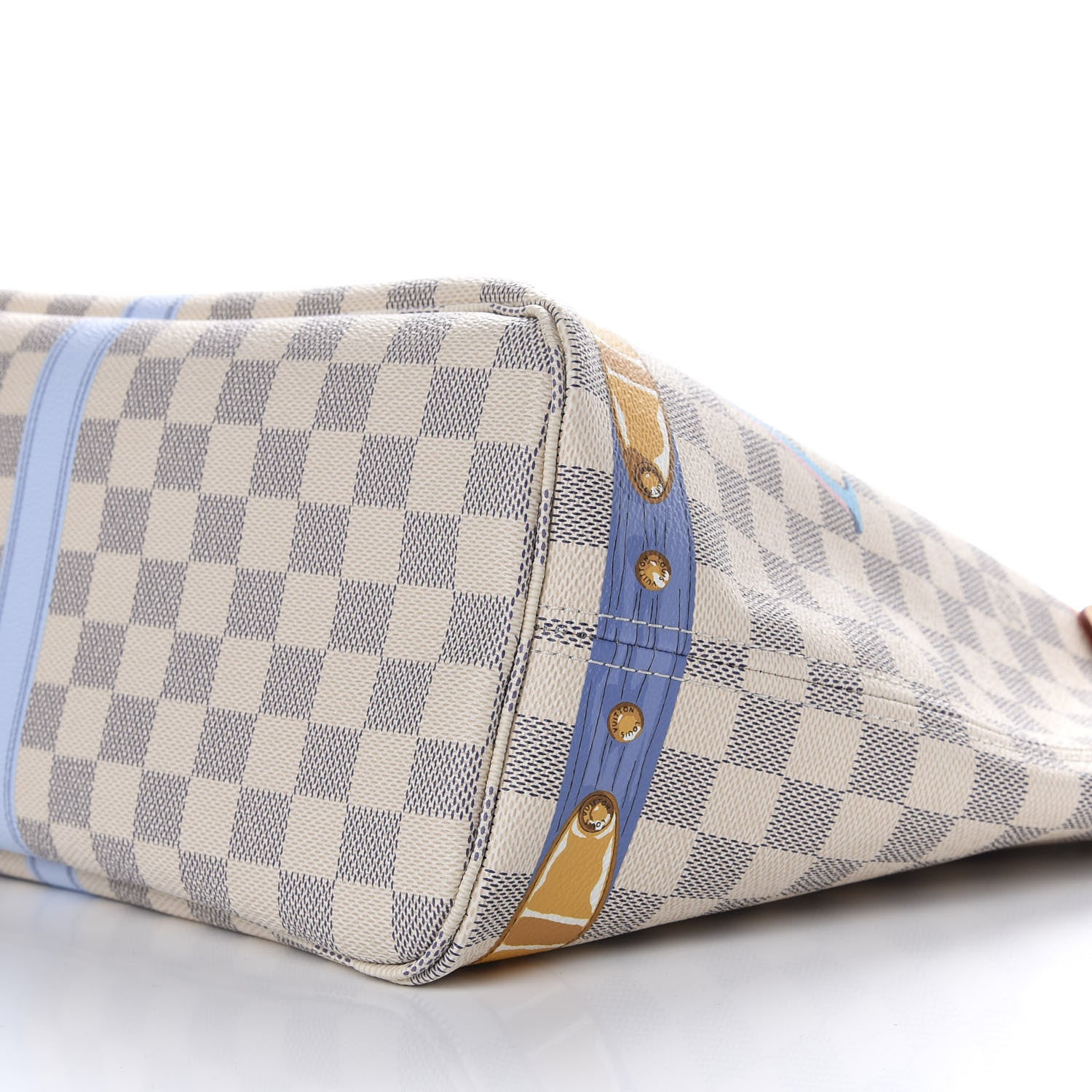 Louis Vuitton Damier Azur Summer Trunks Neo Neverfull MM 10 of 11