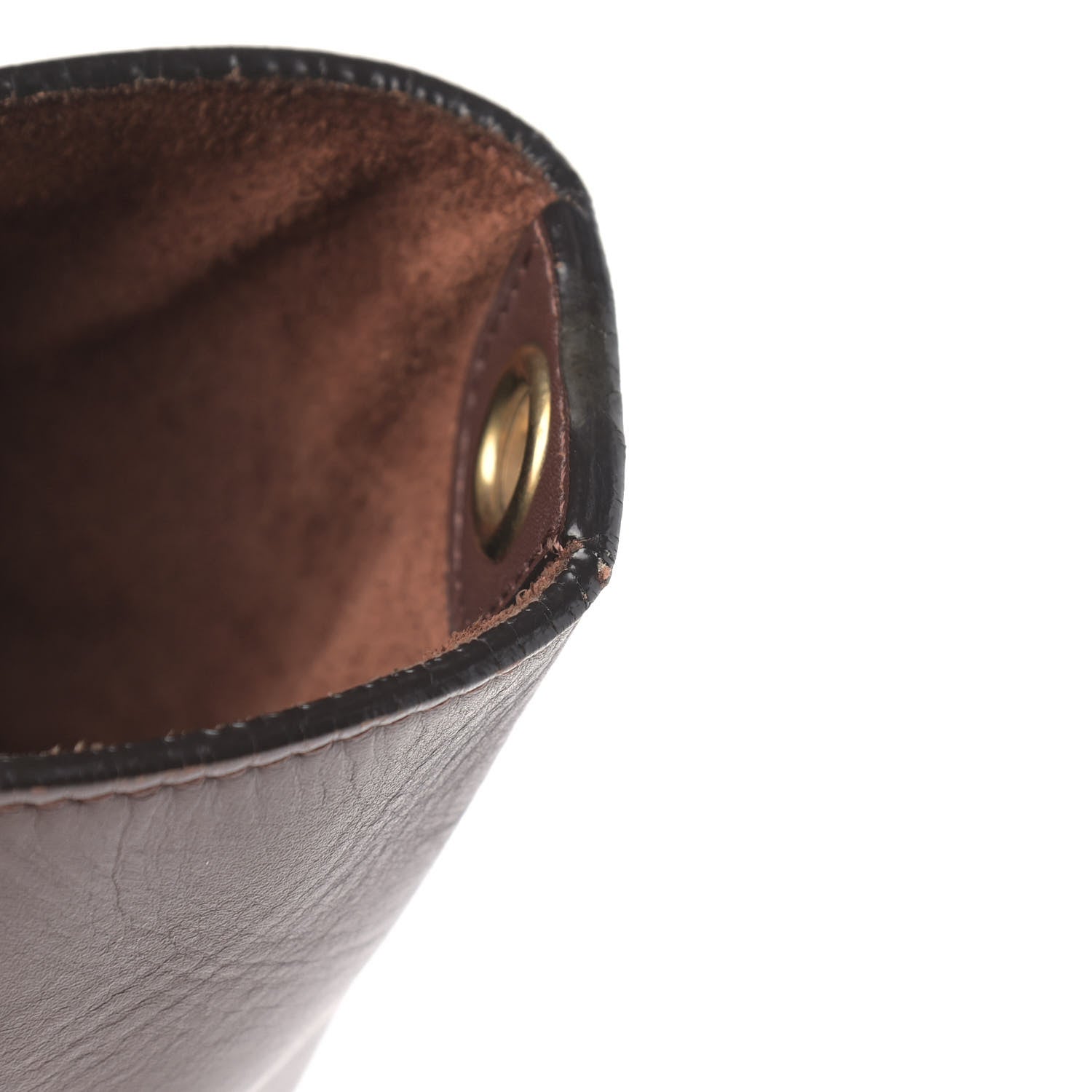 Celine Natural Calfskin Sangle Bucket Bag Dark Brown 18 of 24
