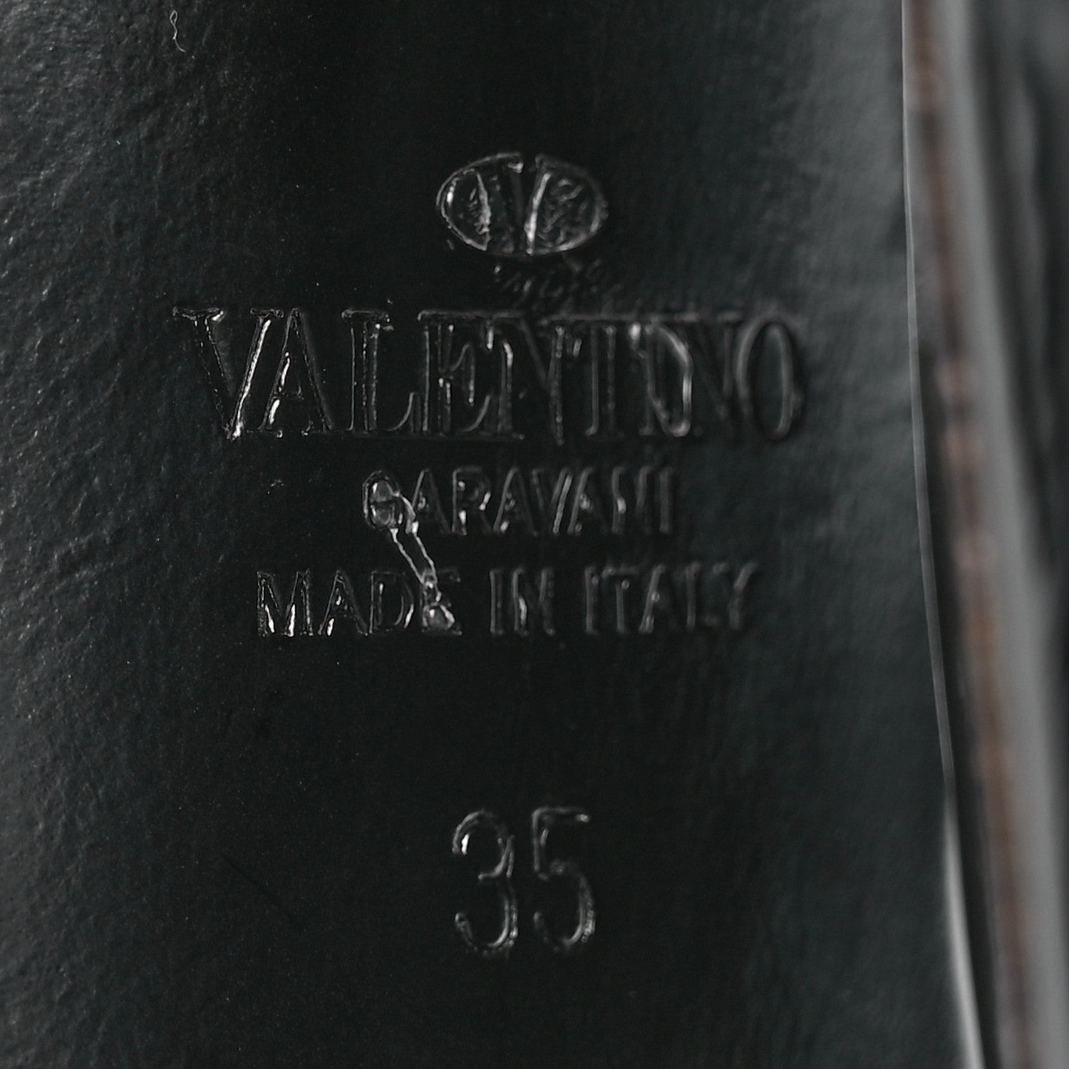 Valentino Garavani Patent DiscoBox 80/180mm Platform Pumps 35 Black 6 of 9