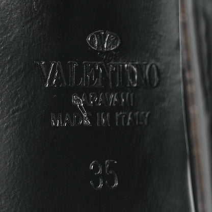 Valentino Garavani Patent DiscoBox 80/180mm Platform Pumps 35 Black 6 of 9
