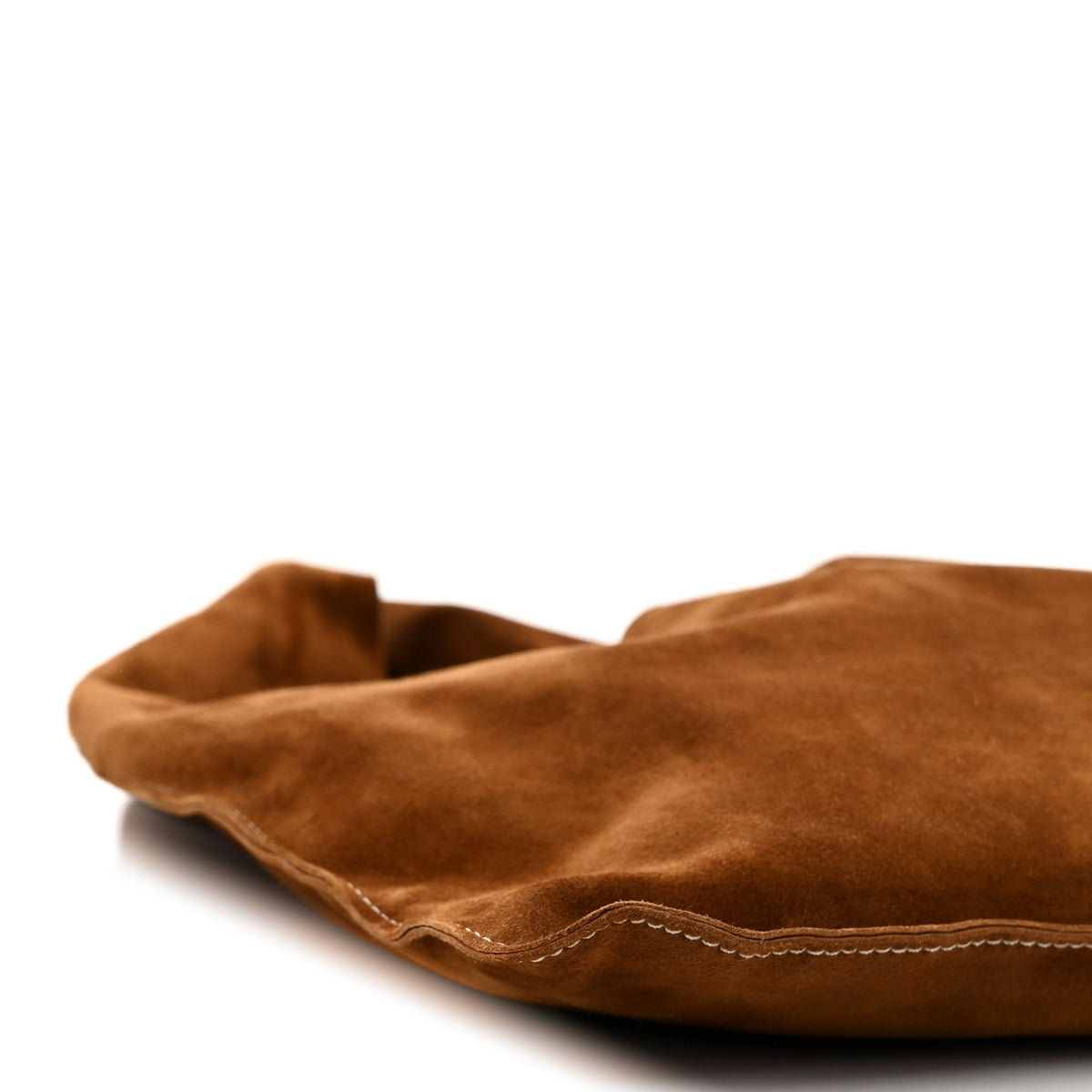 The Row Suede Small Bindle Bag Bistre Ecru 8 of 9