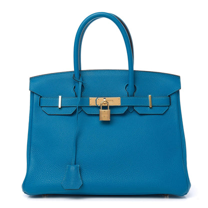 Hermes Togo Birkin 30 Bleu Zanzibar 1 of 36