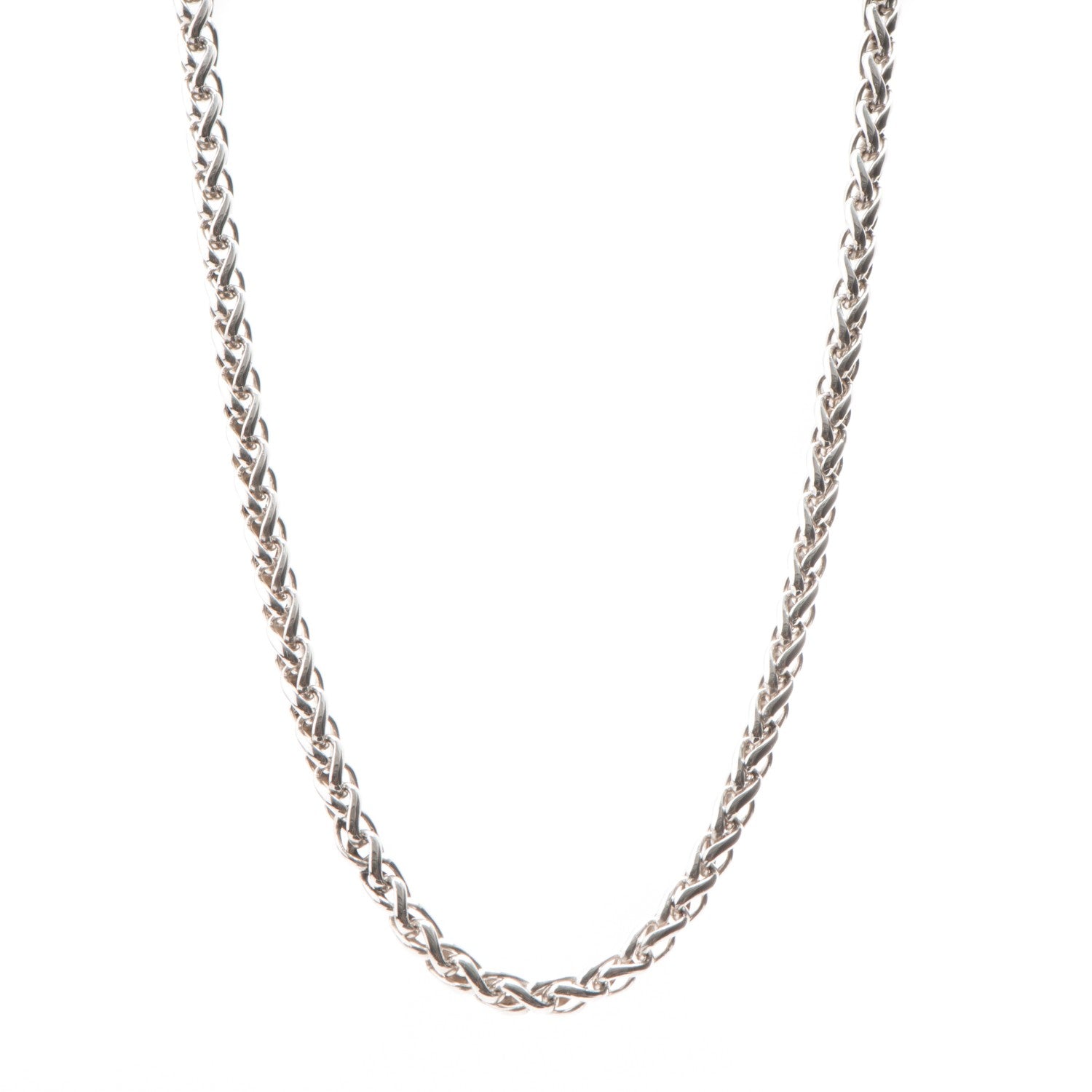 David Yurman Sterling Silver 14K Yellow Gold 8mm Large Wheat Chain Necklace 1 of 5
