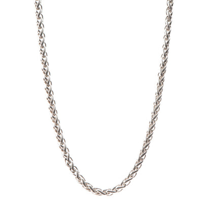 David Yurman Sterling Silver 14K Yellow Gold 8mm Large Wheat Chain Necklace 1 of 5