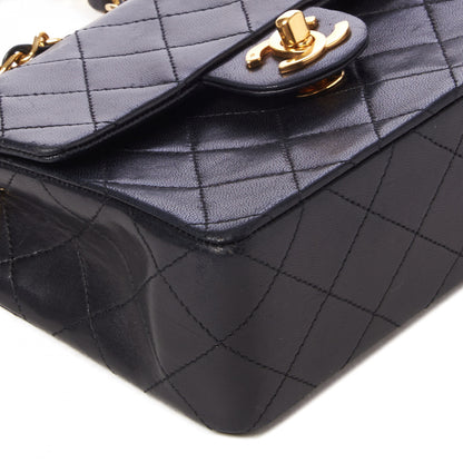 Chanel Lambskin Quilted Mini Square Flap Black 6 of 10
