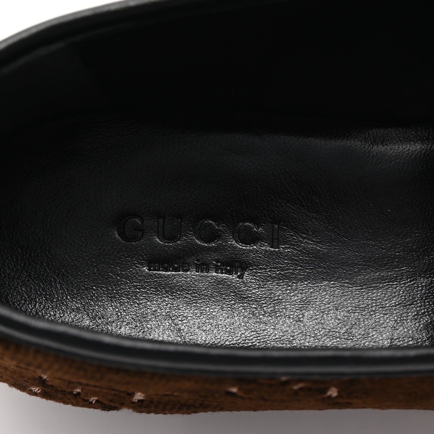 Gucci Velvet GG Monogram Horsebit Womens Jordaan Loafers 36 Brown Black 8 of 11