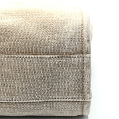 Chanel Canvas Mini Deauville Tote Beige Black 6 of 6