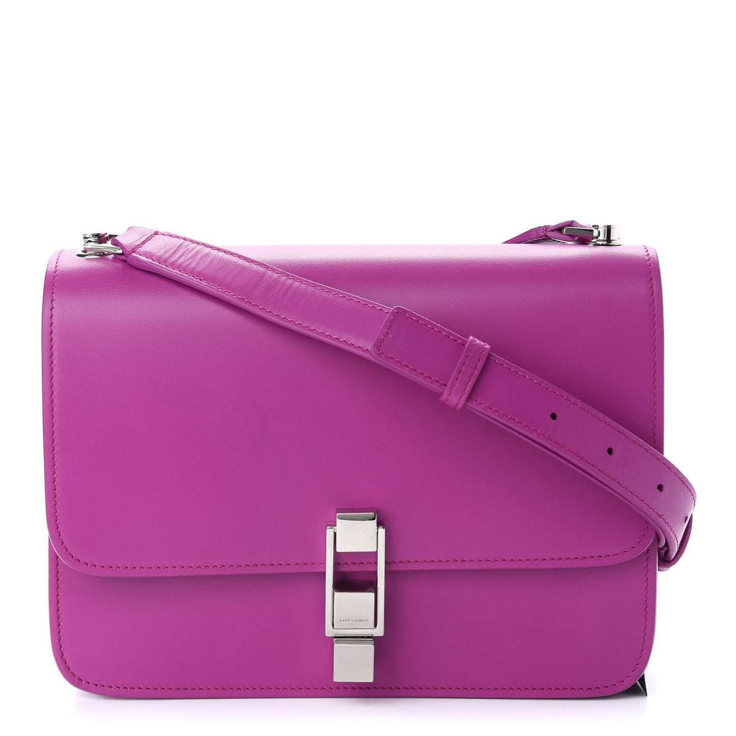 Smooth Calfskin Le Carre Shoulder Bag Purple
