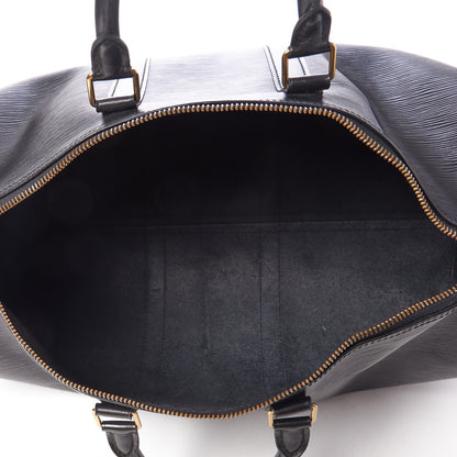 Louis Vuitton Epi Keepall 45 Black 4 of 9