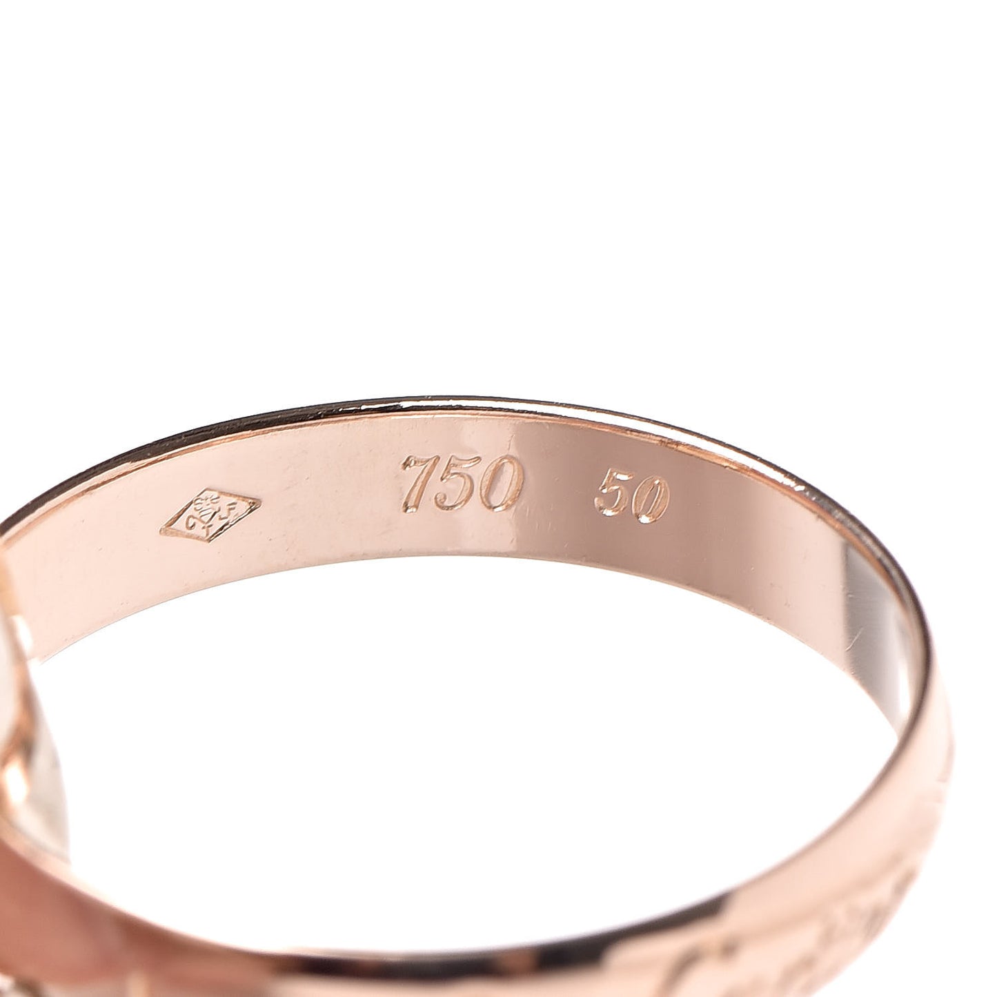 18K Pink Yellow White Gold Classic Les Must De Trinity Ring 50 5.25