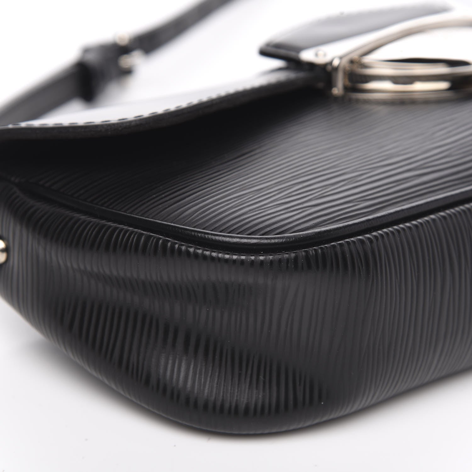 Louis Vuitton Epi Montaigne Clutch Black 7 of 8