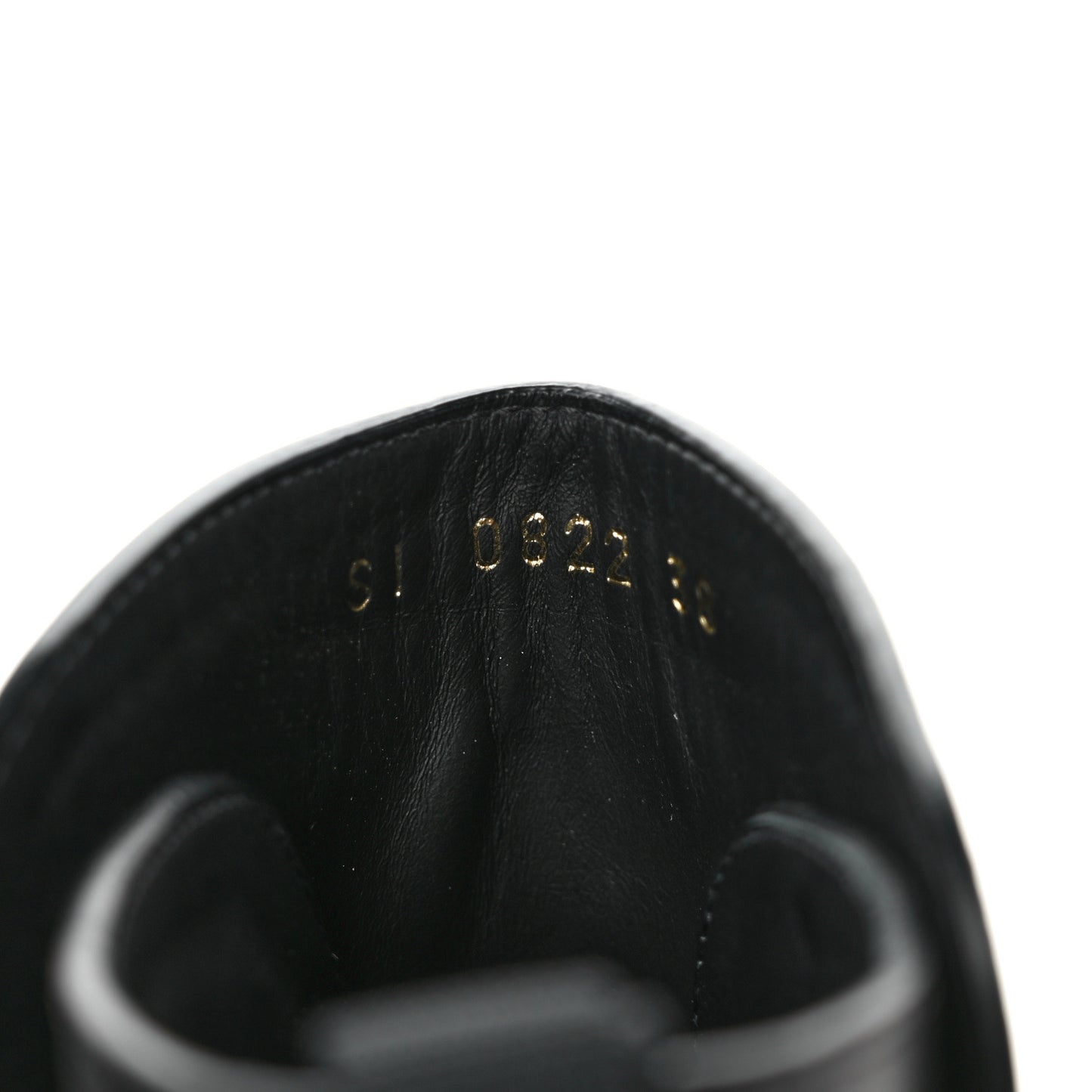 Calfskin Empreinte Ankle Boot 38 Black