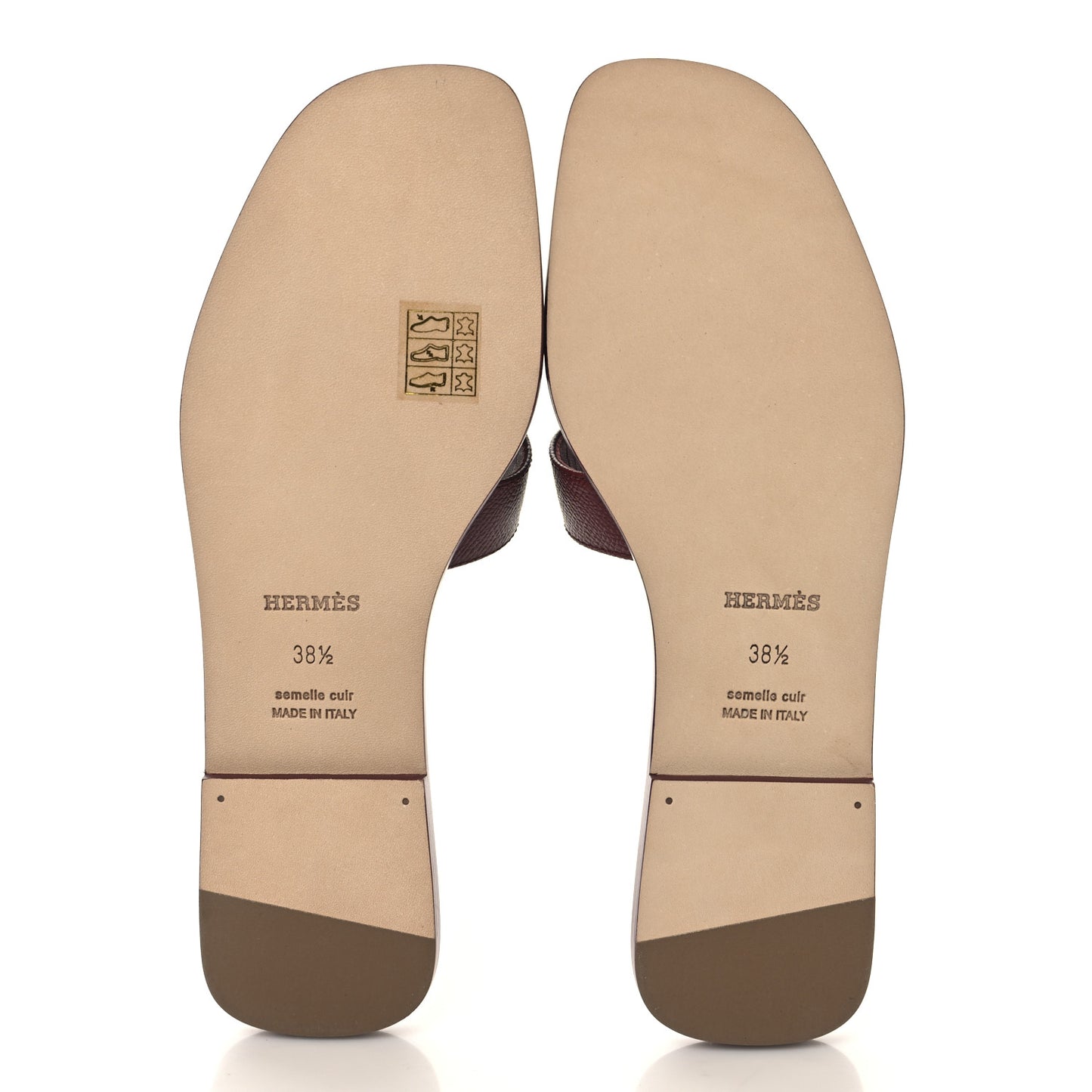 Epsom Oran Sandals 38.5 Rouge H