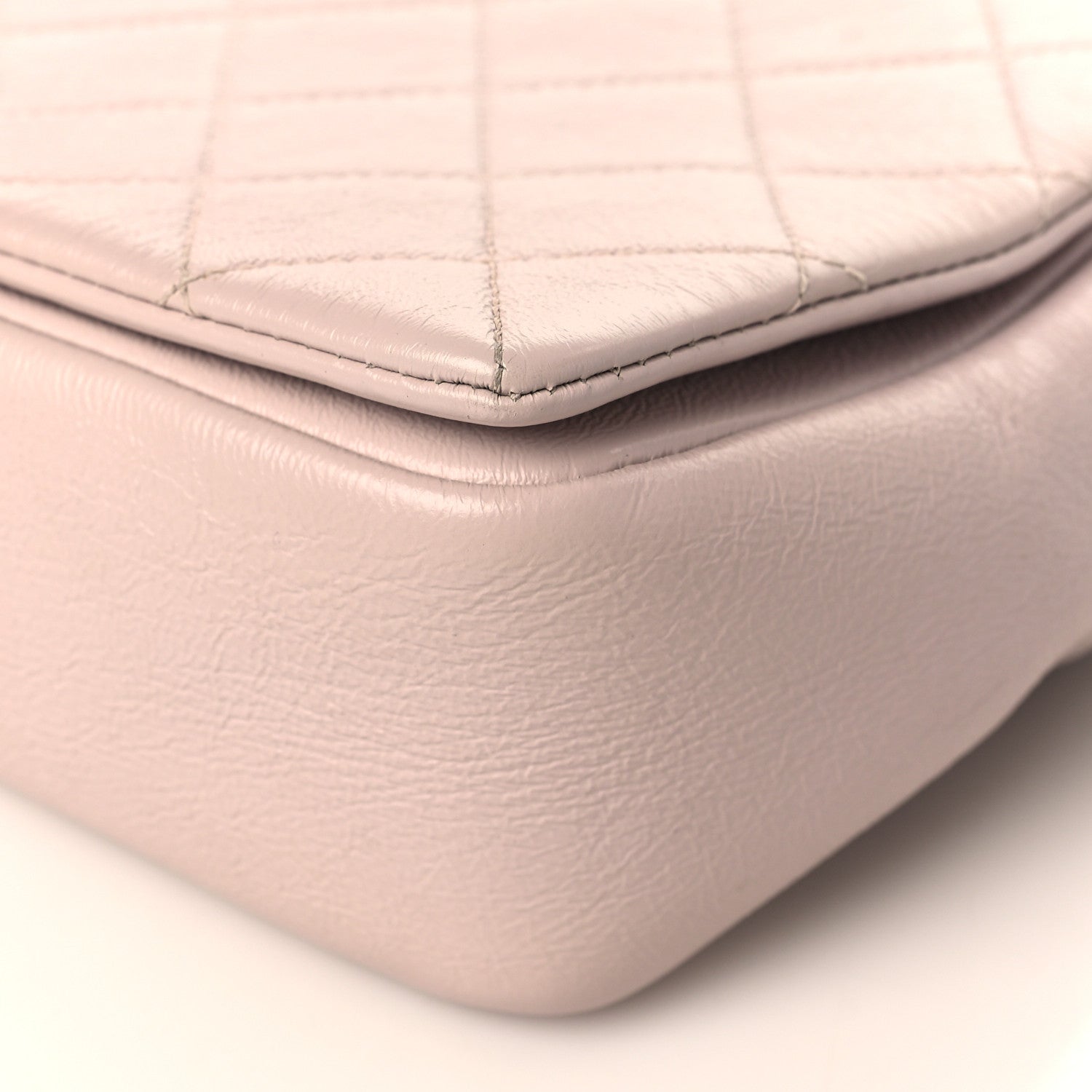 Chanel Shiny Lambskin Quilted Medium Fashion Therapy Flap Bag Lilac 8 of 9