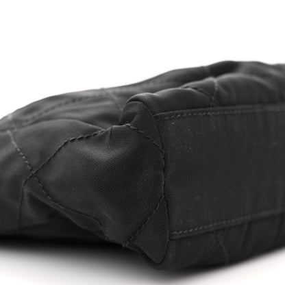 Prada Nylon Tessuto Quilted Shoulder Bag Black 8 of 10