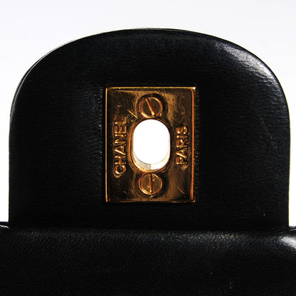 Chanel Lambskin Quilted Small Double Flap Black 6 of 8