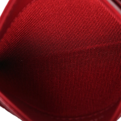 Chanel Caviar Quilted Card Holder Red 5 of 9