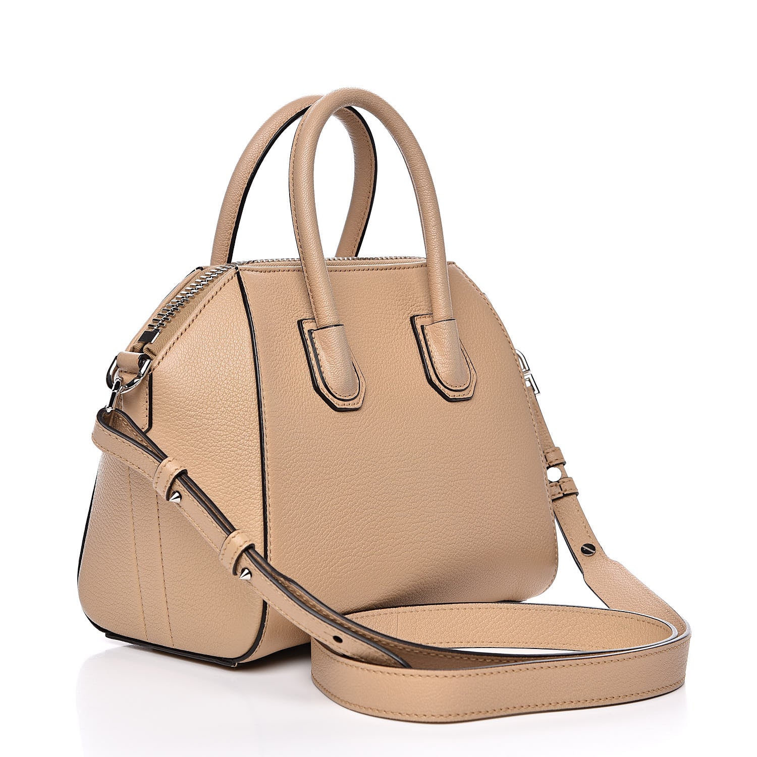 Givenchy Sugar Goatskin Mini Antigona Beige Camel 3 of 16