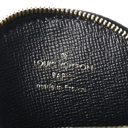 Louis Vuitton Monogram Giant Crafty Round Coin Purse Creme Rouge 5 of 7