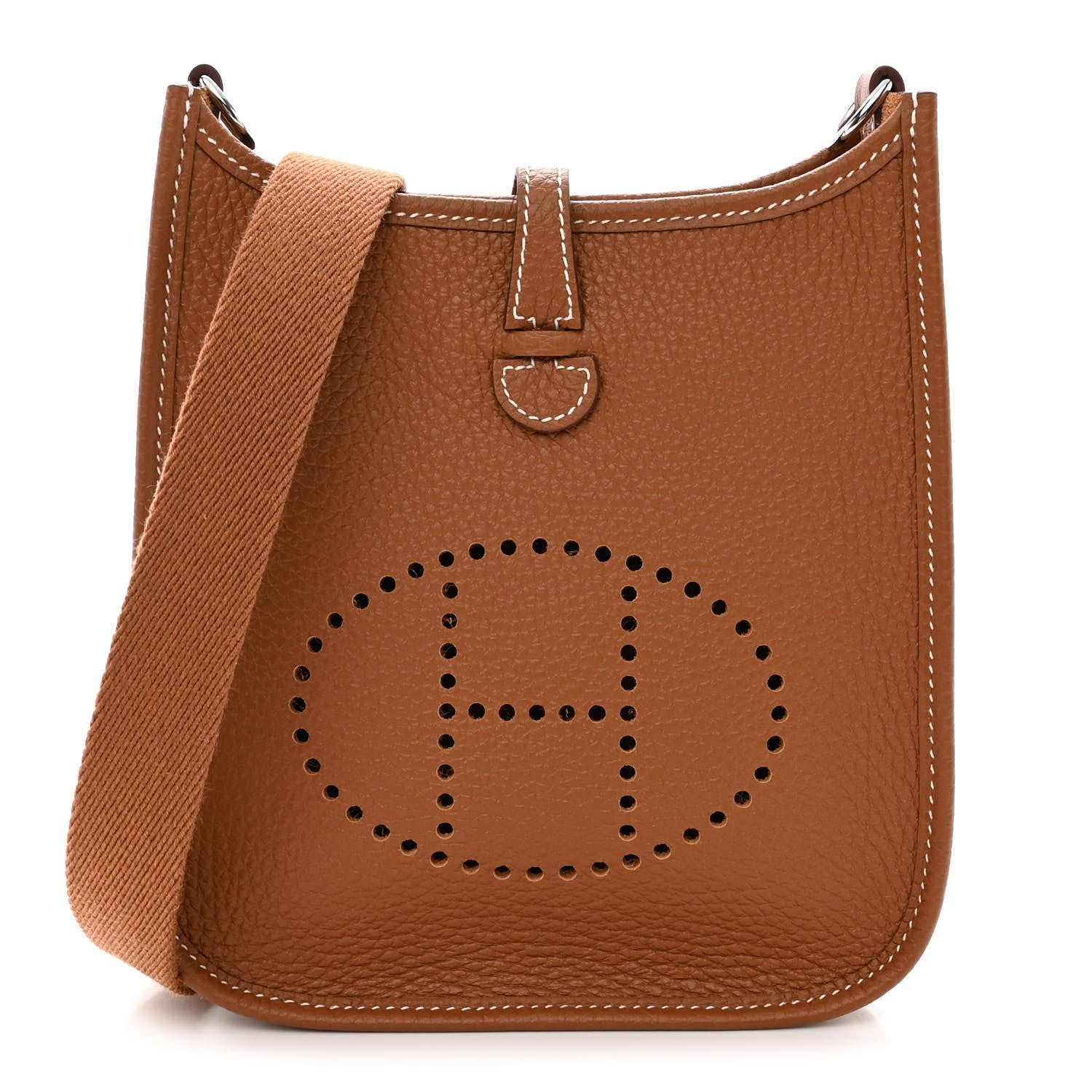 Hermes Taurillon Clemence Evelyne TPM Gold 1 of 11